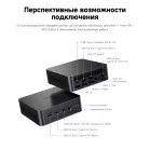 ПК Мини Chuwi AuBox X Core Ultra 7 256V (2.2) 16Gb SSD1Tb ARC 140V Windows 11 Pro 2.5xGbitEth WiFi BT 100W серый
