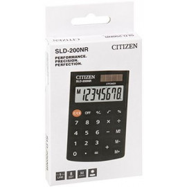 Калькулятор карманный Citizen SLD-200NR черный 8-разр.