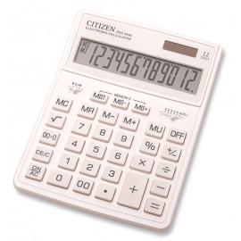 Калькулятор бухгалтерский Citizen SDC-444XRWHE белый 12-разр.