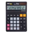 Калькулятор настольный Deli EM01420 черный 12-разр.