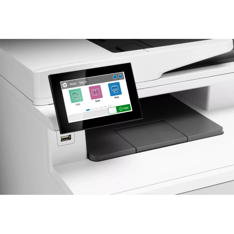 МФУ лазерный HP Color LaserJet Enterprise M480f (3QA55A) A4 Duplex Net белый