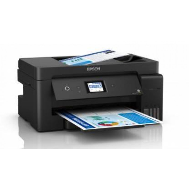 Фабрика Печати Epson L14150, А3, 4 цв., Принтер/сканер/копир/факс, USB, WiFi Direct (C11CH96404/C11CH96403)