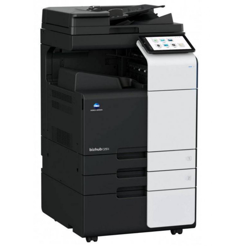 МФУ лазерное цветное Konica Minolta bizhub C251i (SRA3, 8Гб, 25 стр/мин, дуплекс, сеть, 256Гб(SSD),10,1" панель, 2x500 л