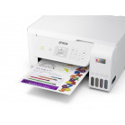 МФУ струйный Epson EcoTank L3266 А4/цвет/33 стр, USB/WiFi, 4 цвета/ чернила 103/ экран 3,7 см/ белый C11CJ664