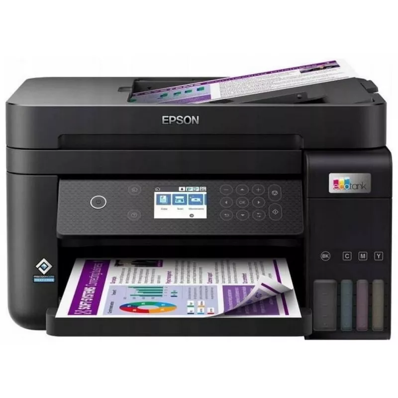 МФУ струйный Epson L6270 (C11CJ61507/61407/64407) A4 Duplex Net WiFi черный