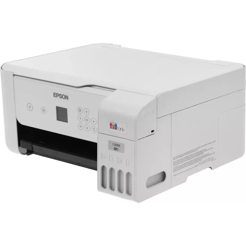 МФУ струйный Epson EcoTank L3266 (C11CJ66416) A4 WiFi белый