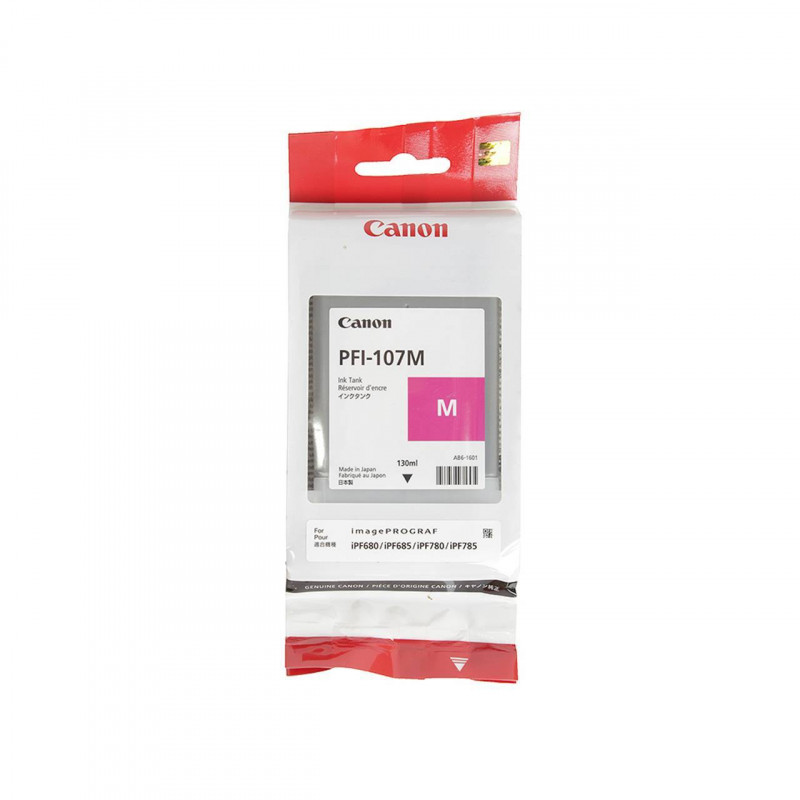 Картридж CANON PFI-107 M пурпурный,  130ml