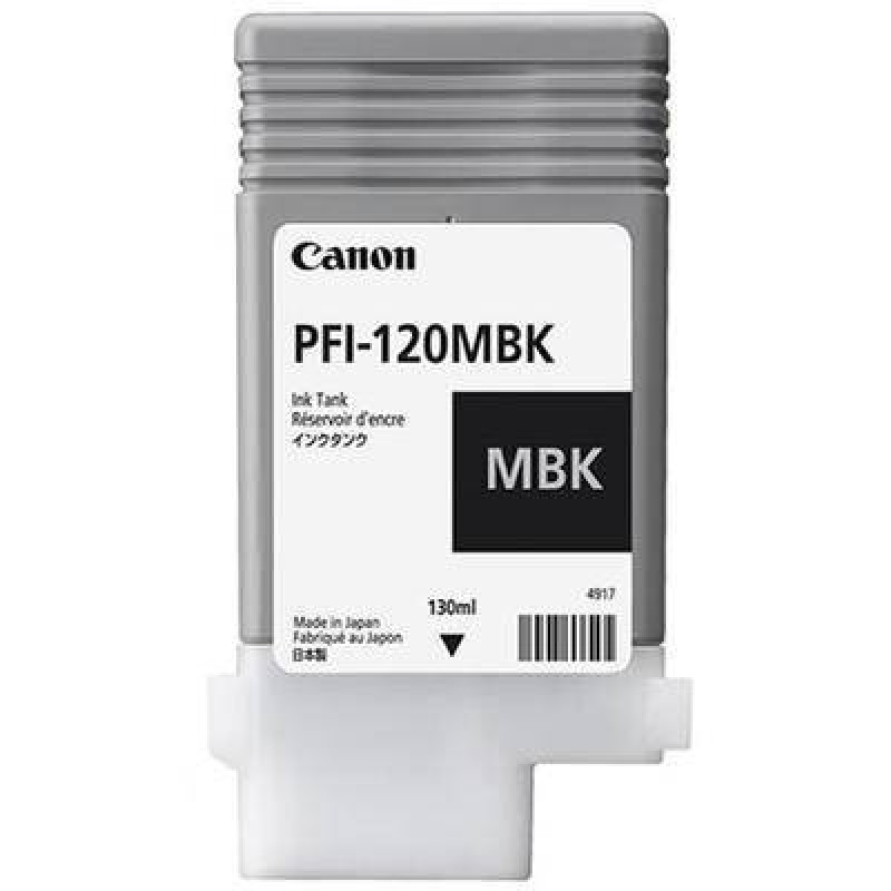 Картридж CANON PFI-120 MBK матовый черный,  130 мл