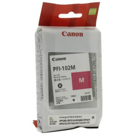 Картридж CANON PFI-102 M пурпурный,  130 мл