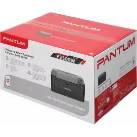 Принтер лазерный Pantum P2500W A4 WiFi черный