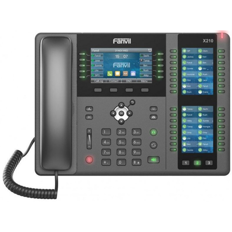 Телефон IP Fanvil X210 черный