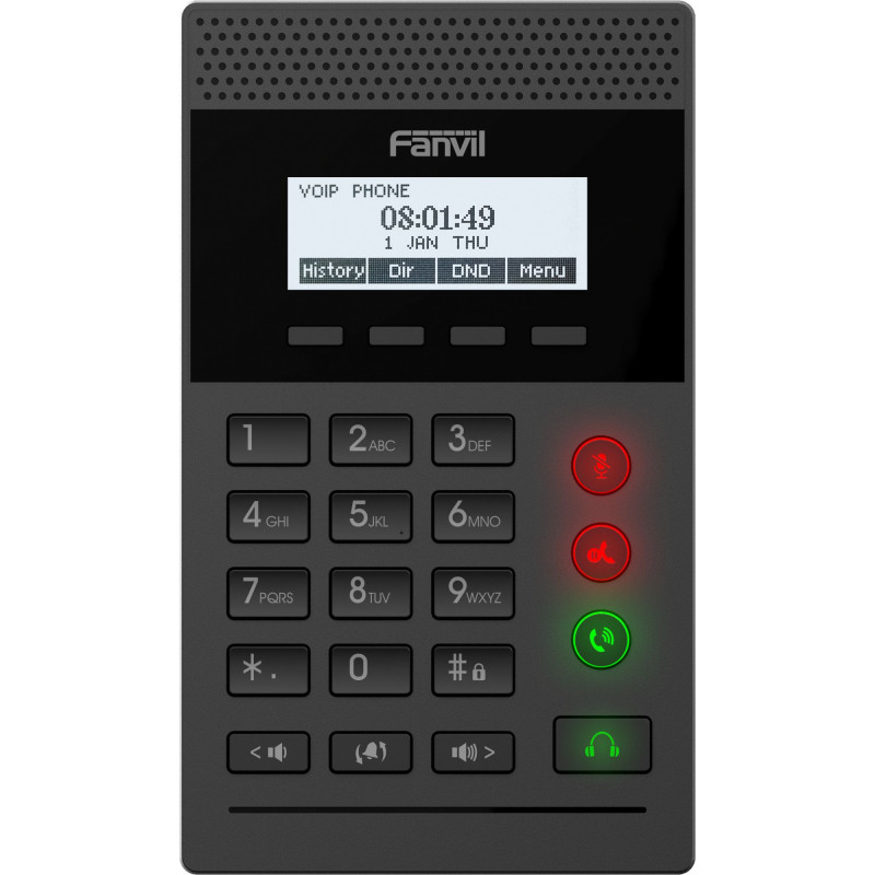 Телефон IP Fanvil X2C черный