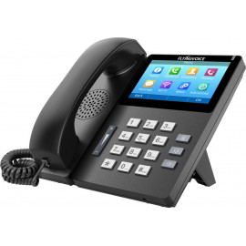 Телефон IP Flyingvoice FIP15G Plus черный (упак.:1шт)