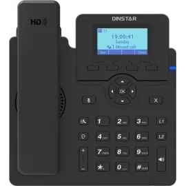 Телефон IP Dinstar C60GP черный