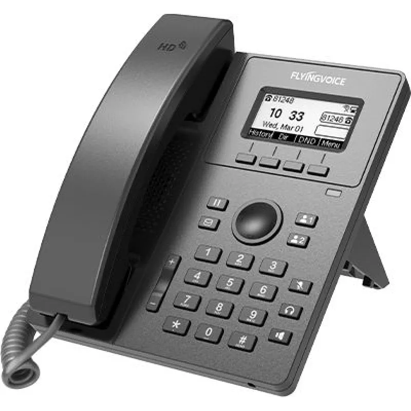 Телефон SIP Flyingvoice P10S серый