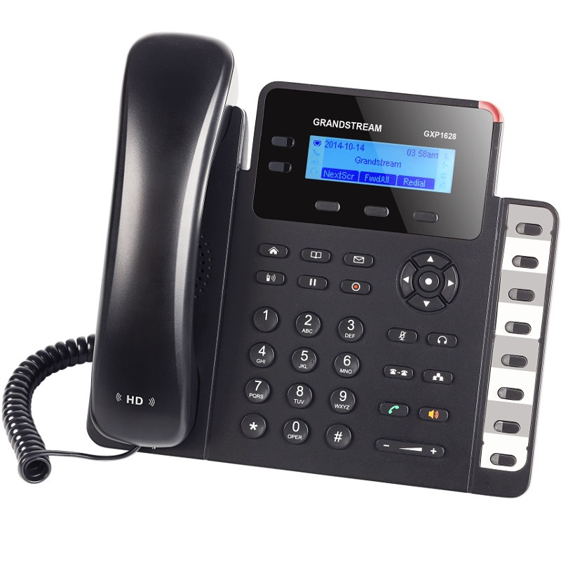 Телефон IP Grandstream GXP-1628 черный
