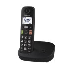 Р/телефон Panasonic KX-TGU110RUB ( черный, большие кнопки )