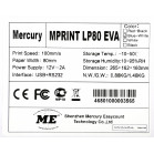 Термопринтер Mertech MPRINT LP80 EVA (для печ.накл.) стационарный белый/синий