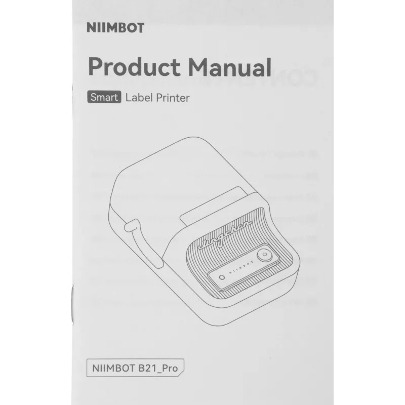 Термопринтер Niimbot B21 Pro (1746800) 300dpi 60мм/с/USB/BT для печ.этик. зеленый