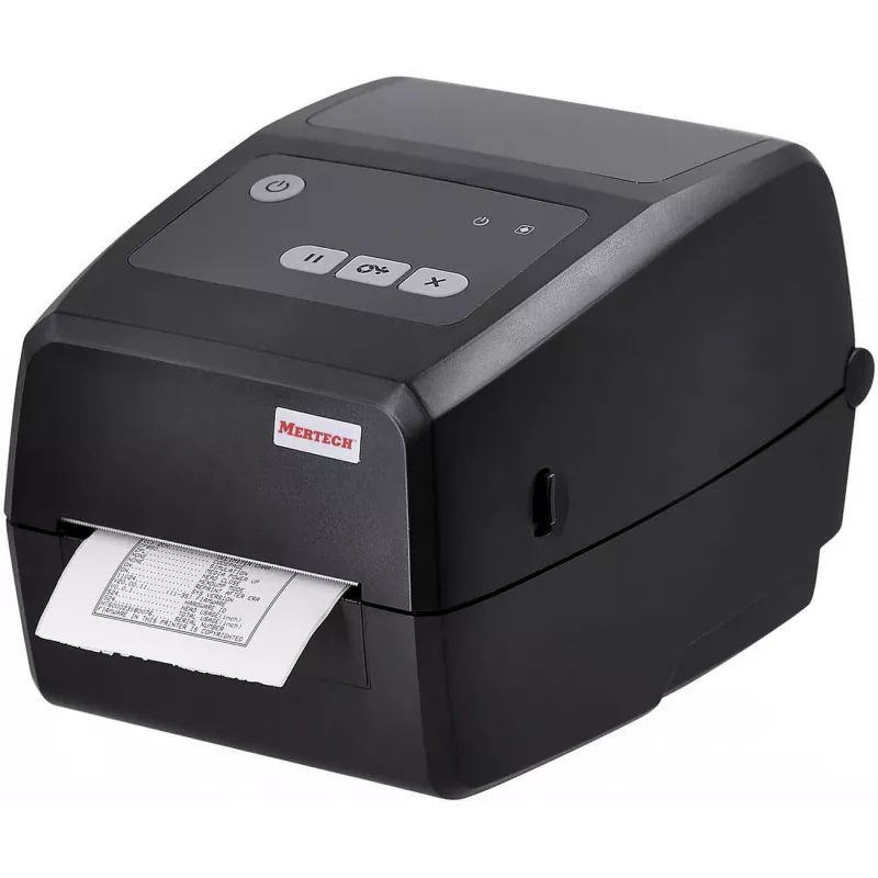 Термопринтер Mertech TLP4H (1026) 300dpi 101мм/с/USB/RS232/Eth для печ.этик. черный