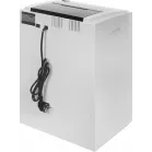 Шредер Deli 9953 белый (секр.P-5) фрагменты 8лист. 23лтр. скрепки скобы пл.карты CD