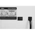 Шредер Deli 9953 белый (секр.P-5) фрагменты 8лист. 23лтр. скрепки скобы пл.карты CD