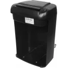 Шредер New United AT-8Md черный (секр.P-5) фрагменты 7лист. 28лтр. скрепки скобы пл.карты