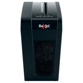 Шредер Rexel Secure X10-SL черный (секр.P-4) перекрестный 10лист. 18лтр. скрепки скобы