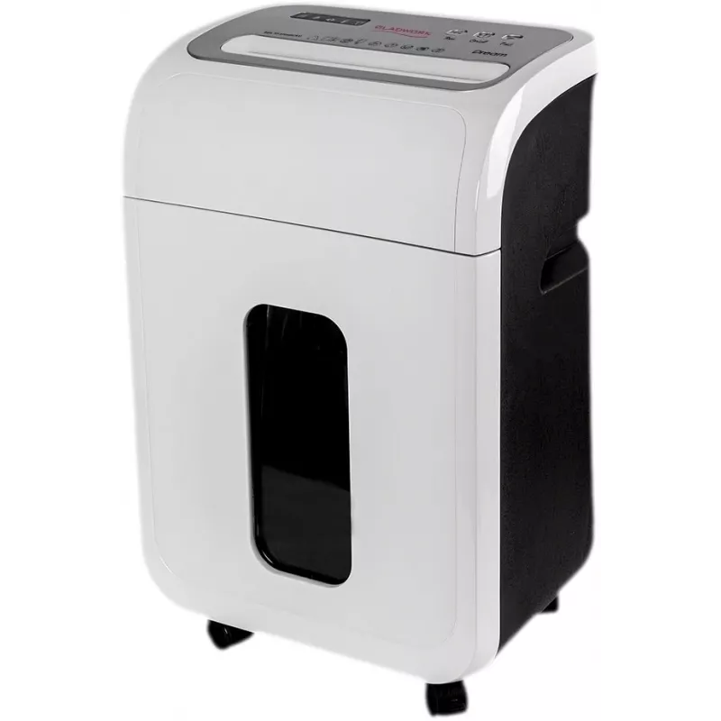 Шредер Gladwork Dream P-14M белый/черный (секр.P-5) фрагменты 17лист. 20лтр. скрепки скобы пл.карты