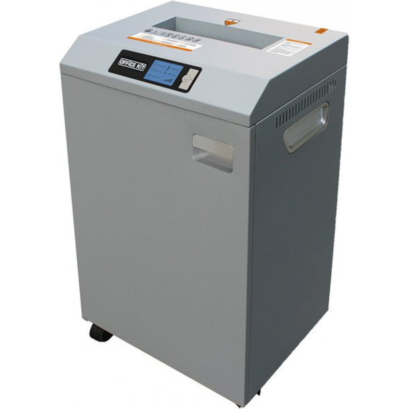 Шредер Office Kit S850 0,8х5 серый (секр.P-7) фрагменты 6лист. 85лтр.