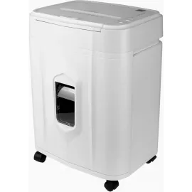 Шредер Heleos АП23-4 белый с автоподачей (секр.P-4) фрагменты 145лист. 23лтр. скрепки скобы пл.карты