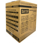 Шредер Office Kit SA150 3,8x12 белый/черный с автоподачей (секр.P-4) фрагменты 14лист. 35лтр. скрепки скобы пл.карты