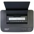 Шредер Office Kit SA150M (1,9х15) белый/черный с автоподачей (секр.P-5) фрагменты 8лист. 22лтр. скобы