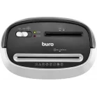 Шредер Buro Office BU-S1201 черный/серебристый с автоподачей (секр.P-4) фрагменты 12лист. 25лтр. скрепки скобы пл.карты CD