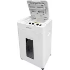 Шредер Office Kit SA120C (3,9х10) белый с автоподачей (секр.P-4) фрагменты 7лист. 25лтр. скобы пл.карты