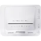 Шредер Office Kit SA120C (3,9х10) белый с автоподачей (секр.P-4) фрагменты 7лист. 25лтр. скобы пл.карты