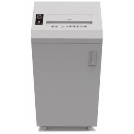 Шредер New United Etalon EM-3120 М серый (секр.P-5) фрагменты 20лист. 120лтр. скрепки скобы пл.карты CD