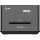 Шредер Cactus CS-SH-G8 черный (секр.P-5) фрагменты 16лист. 30лтр. скрепки скобы пл.карты CD