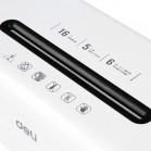 Шредер Deli Touch E9921-EU белый (секр.P-4) фрагменты 6лист. 16лтр. скрепки скобы пл.карты