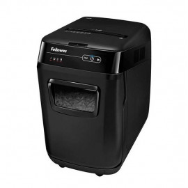 Шредер Fellowes®  AutoMax® 200C (автоподача 200 листов), 32 литр, 4х38 мм (класс 4), автореверс, скобы/скрепки/карты/CD