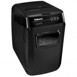 Шредер Fellowes®  AutoMax® 150C (автоподача 150 листов) , 32 литр, DIN P-4, 4х38мм, , автореверс, скобы/скрепки/карты/CD