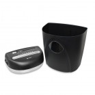 ГЕЛЕОС Шредер УП23-4, DIN P-4 (4 ур-нь секр.), фрагмент 3,9х35мм, 16 лист (70г/м2), CD/пл.карты/скрепки/скобы, 23 литра.