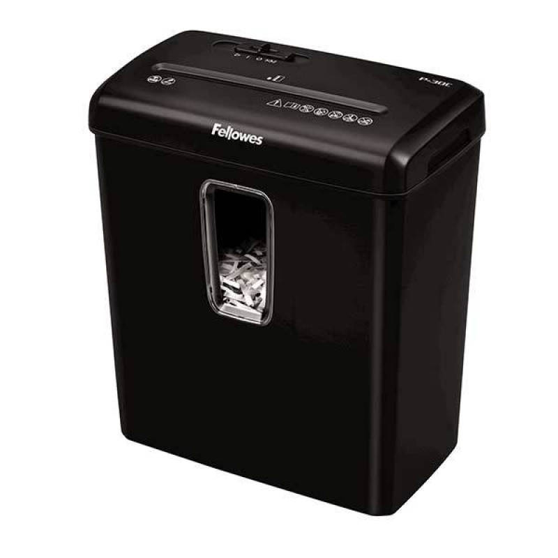 Шредер Fellowes® Powershred® P-30C, DIN P-4, 4х34 мм, 6 лст., 15 лтр. Шредер Fellowes® Powershred® P-30C, DIN P-4, 4х34 мм, 6 лст., 15 лтр.