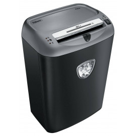 Шредер Fellowes®  75Cs.  (12 листов) , 27 литра, 4х38мм (класс 4), SafeSense™, уничтожает: скобы/скрепки/карты/CD