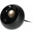 Колонки Creative PEBBLE MF1680 2.0 черный 4.4Вт