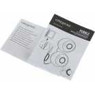 Колонки Creative PEBBLE MF1680 2.0 черный 4.4Вт