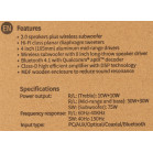 Колонки Edifier S360DB 2.1 коричневый 155Вт BT