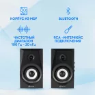 Колонки Оклик OK-166 BT 2.0 черный 40Вт BT
