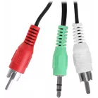 Колонки Оклик OK-166 BT 2.0 черный 40Вт BT