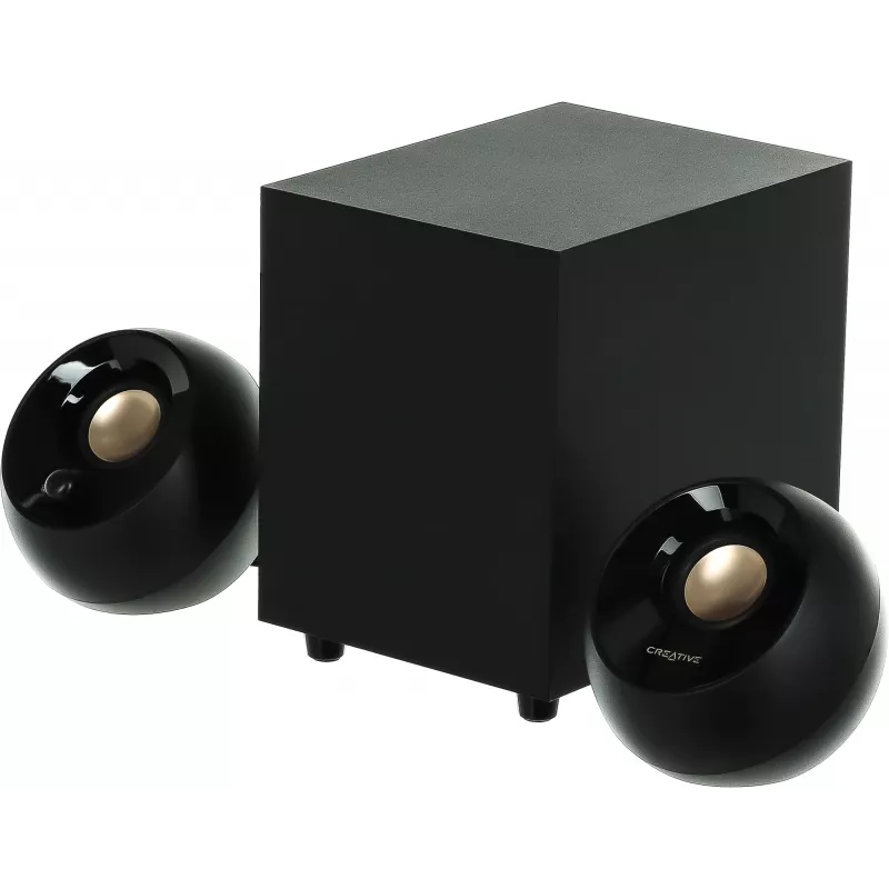 Колонки Creative PEBBLE PLUS 2.1 черный 8Вт